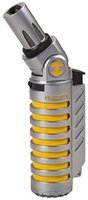 Zigarrenzubehör Feuerzeug  Bugatti chrome satin/yellow (60319)