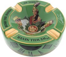 Zigarrenzubehör Aschenbecher  Arturo Fuente 'We will never rush the hands of time' Grün