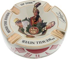 Zigarrenzubehör Aschenbecher  Arturo Fuente 'We will never rush the hands of time' Beige