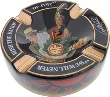 Zigarrenzubehör Aschenbecher  Arturo Fuente 'We will never rush the hands of time' Schwarz