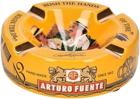 Zigarrenzubehör Aschenbecher  Arturo Fuente 'We will never rush the hands of time' Yellow