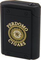 Zigarrenzubehör Feuerzeug  Perdomo Tischfeuerzeug Black Rubber Finish