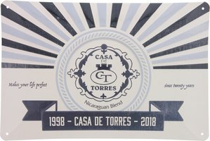 Zigarrenzubehör Merchandise  Casa de Torres Blechschild