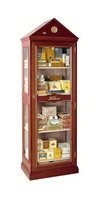 Zigarrenzubehör Humidor  Habanos Monarca braun Crystal (Seiten verglast)