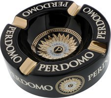 Perdomo Ashtray schwarz mit 4 Ablagen