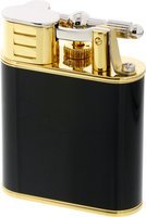 Zigarrenzubehör Feuerzeug  Dunhill Black Lacquer Palladium & Gold Plate