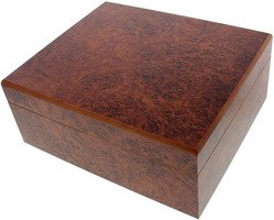 Zigarrenzubehör Humidor  Classic Wurzelholz (562121) (inkl. Acrylpolymerbefeuchter)