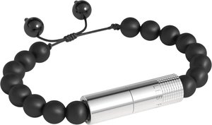 Les Fines Lames Punch Bracelets Onyx Matt