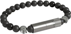 Les Fines Lames Punch Bracelets Elastic Oscuro Matte Skull 1