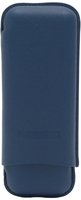 Martin Wess robusto leather cigarcase collection 2er Dante Blue