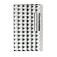 Zigarrenzubehör Feuerzeug  S.T. Dupont groß versilbert carré (014110)