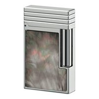 Zigarrenzubehör Feuerzeug  S.T. Dupont Palladium und dunkler Perlmutt (016480)