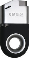 Zigarrenzubehör Feuerzeug  Dissim 2er Jetflame silber (ILT-SLV)