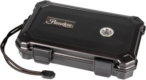 Passatore Reisehumidor Cigar Case Acryl schwarz für 5 Zigarren (560803)