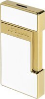 Zigarrenzubehör Feuerzeug  S.T. Dupont Lacque white / gold (028004)