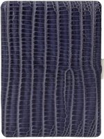 Zigarrenzubehör Etui  Pearl 9er Blue Cowhide Lizard
