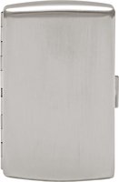 Pearl cigarillo case 12er silver satin finish