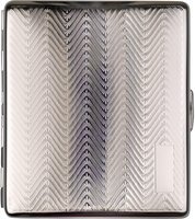 Jean Claude Etui 9er Zigarillo Wellendesign chrom poliert (600056)