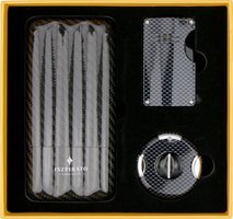 Zigarrenzubehör Geschenkideen  Inzpirato Etui, Feuerzeug & Cutter schwarz (77714)