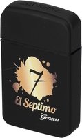 Zigarrenzubehör Feuerzeug  El Septimo schwarz mit Logo