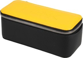 Zigarrenzubehör Etui  Henk Classic Nappa Schwarz/Gelb