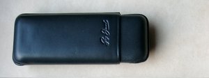 Zigarrenzubehör Etui  Guy Janot 2er Corona-Etui Schwarz 8053
