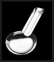 Zigarrenzubehör Aschenbecher  Sillems 925er Sterling Silber Gross (1875)