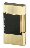 Zigarrenzubehör Feuerzeug  Colibri Schwarz/Gold (290024)