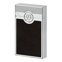 Zigarrenzubehör Feuerzeug  S.T. Dupont Liberté Palladium Full-Grain Calfskin Braun (023002)