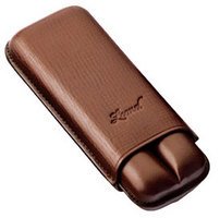 Zigarrenzubehör Etui  Leonel 2er Corona braun