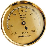 Zigarrenzubehör Humidorzubehör  Adorini Haarhygrometer A 130 (gold - groß)