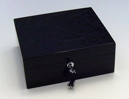Zigarrenzubehör Humidor  Humipouros Color Black (8650)