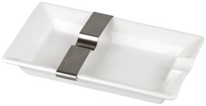 Zigarrenzubehör Aschenbecher  Classic Weiß mit bis zu 2 Ablagen (513291)