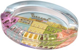 Zigarrenzubehör Aschenbecher  Classic Glas Cuba Design Habana (523582)