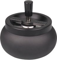 Zigarrenzubehör Aschenbecher  Classic Drehascher schwarz matt (502575)
