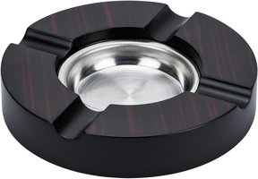 Zigarrenzubehör Aschenbecher  Classic Ebony Finish 4 Ablagen (523663)