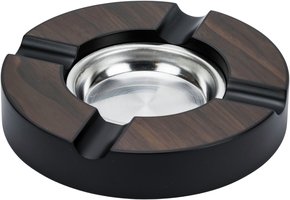 Zigarrenzubehör Aschenbecher  Classic Walnut Finish 4 Ablagen (523664)