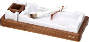 Zigarrenzubehör Aschenbecher  Davidoff Melamine Resin White Set
