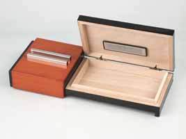 Zigarrenzubehör Humidor  Classic Mini Schwarz/Cherry (560011)