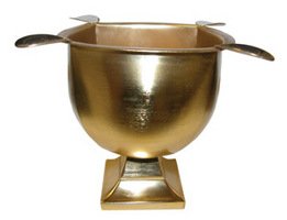 Zigarrenzubehör Aschenbecher  Stinky Ashtray Brushed Gold (CA-ST-4BG)