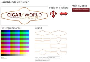 Zigarrenzubehör Geschenkideen  CIGARWORLD 50 Stück (nur Druck)