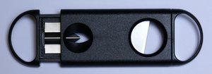 Zigarrenzubehör Schneider  Classic Two in One Cutter Black