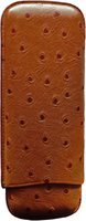 Zigarrenzubehör Etui  Martin Wess 2er Strauß braun (austriche) (571) (12701)