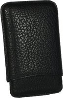 Martin Wess demi tasse leather cigarcase collection 5er Karabut schwarz (503-11)