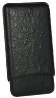 Martin Wess panatela leather cigarcase collection 5er Strauß schwarz (austriche) (503-13) (10300)