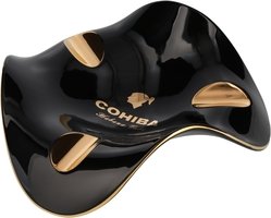 Zigarrenzubehör Aschenbecher  Cohiba Logo schwarz-gold (6398220)