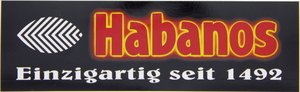 Zigarrenzubehör Medien Poster Habanos Aufkleber klein (18,5 x 5,5 cm) 701780