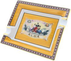 Zigarrenzubehör Aschenbecher  Elie Bleu La Flor de Alba yellow 2er
