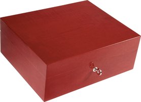 Zigarrenzubehör Humidor  Elie Bleu rot für 75 Zigarren