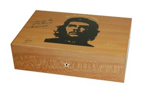 Zigarrenzubehör Humidor  Elie Bleu Natural Plane tree - Platane maille (für 100 Zigarren)